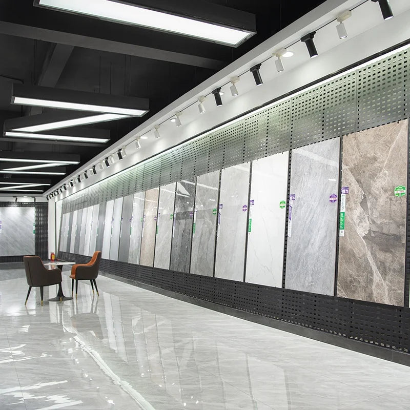 Gạch lát sàn 900x1800mm vân đá cẩm thạch, thân gạch đồng chất, gạch tấm lớn gốm sứ porcelain, men bóng