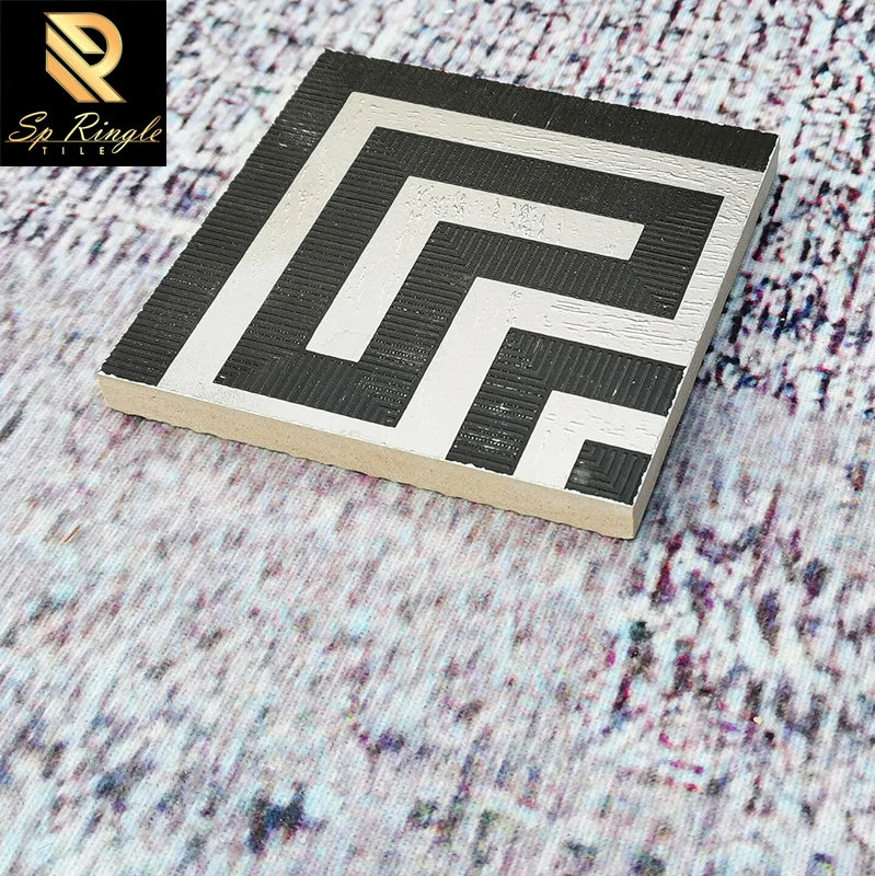 Gạch Viền Vàng Springletile Vân Gỗ Sứ Cao Cấp