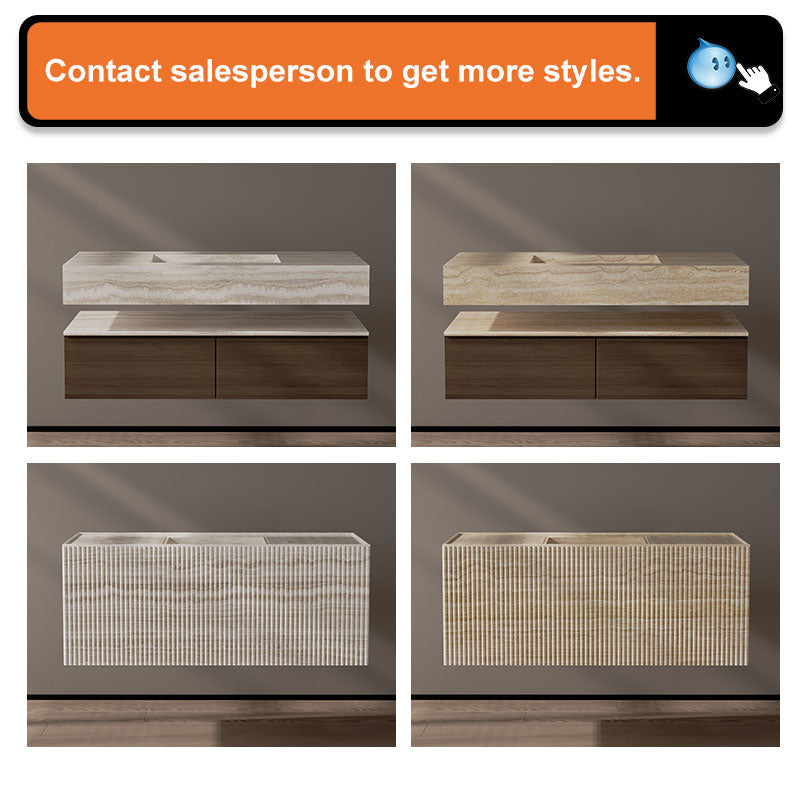 Tostone 2026 Tủ lavabo treo tường Cẩm thạch xanh lá Springs