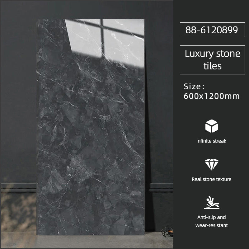 Gạch lát sàn sứ bóng vân đá cẩm thạch hiện đại