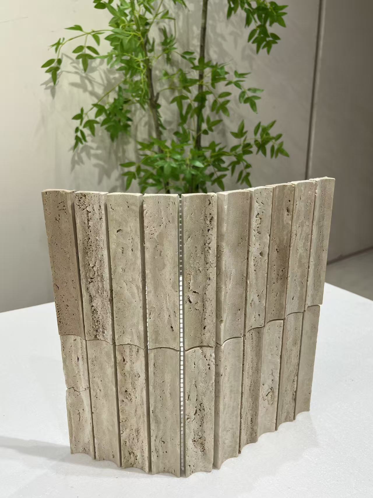 STEPS Gạch Mosaic Đá Tự Nhiên Marble Sóng cho Tường Nội Thất, Phòng Tắm, Phòng Khách, Khách Sạn, Biệt Thự