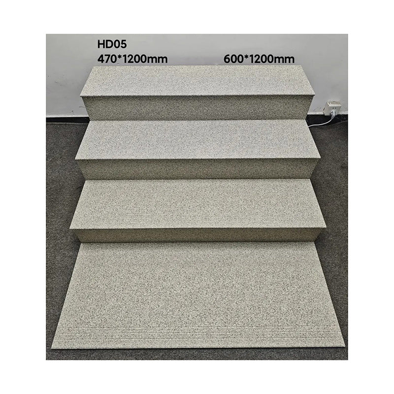Gạch bậc cầu thang chất lượng cao 1200x470mm 600x1200mm Bề mặt vải thiều Gạch sứ lát sàn trong nhà giá rẻ Trung Quốc