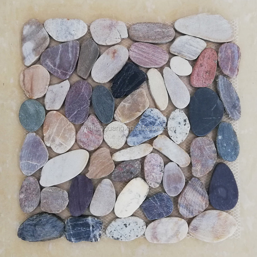 MOSAIC ĐÁ SỎI DÁN Tường, xếp chồng dọc