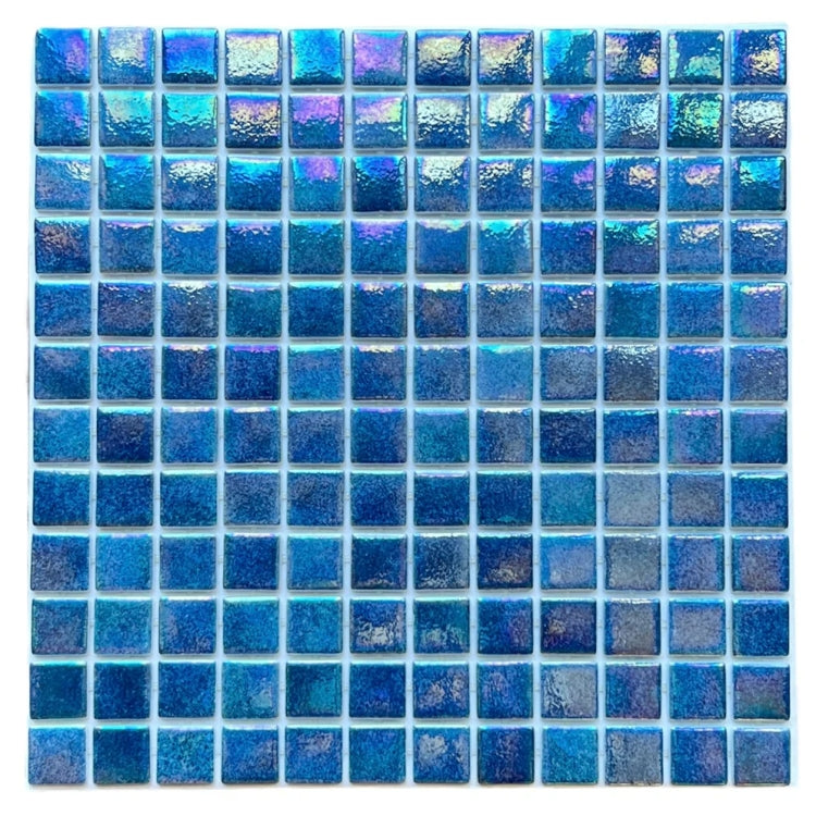 Bán Trực Tiếp Từ Nhà Sản Xuất Gạch Mosaic Kính Pha Lê Mới Màu Xanh Lam Cho Tường Nền Phòng Tắm