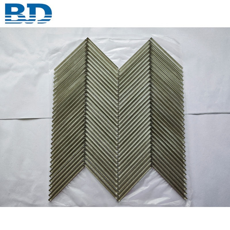 Bán sỉ trực tiếp từ nhà máy Gạch ốp tường kính mosaic xương cá tự dán dùng cho bếp, phòng tắm và tường điểm nhấn