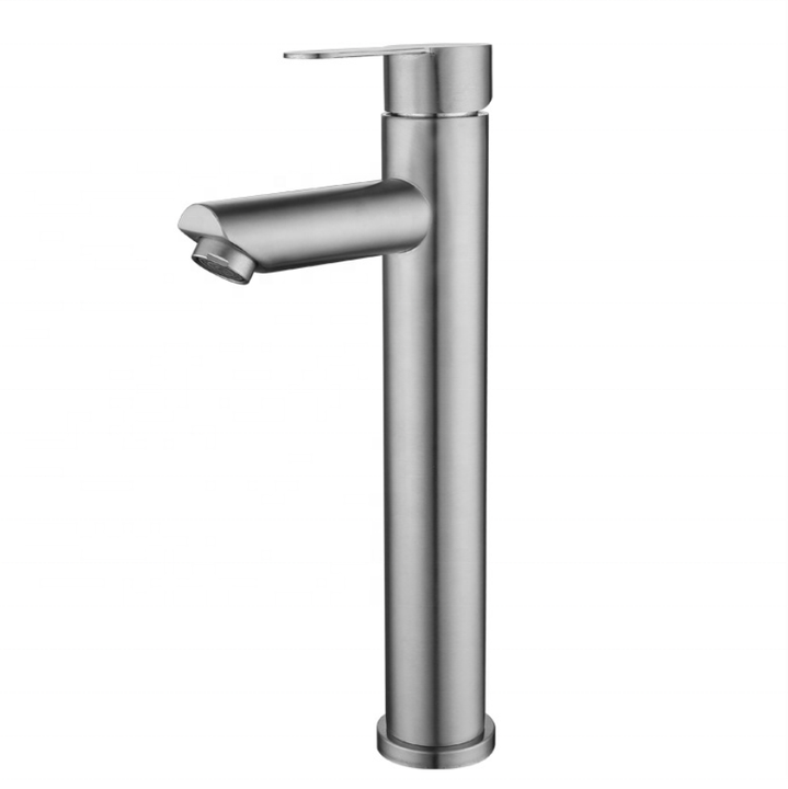 Vòi nước inox màu đen mờ, vòi chậu rửa mặt cho phòng tắm