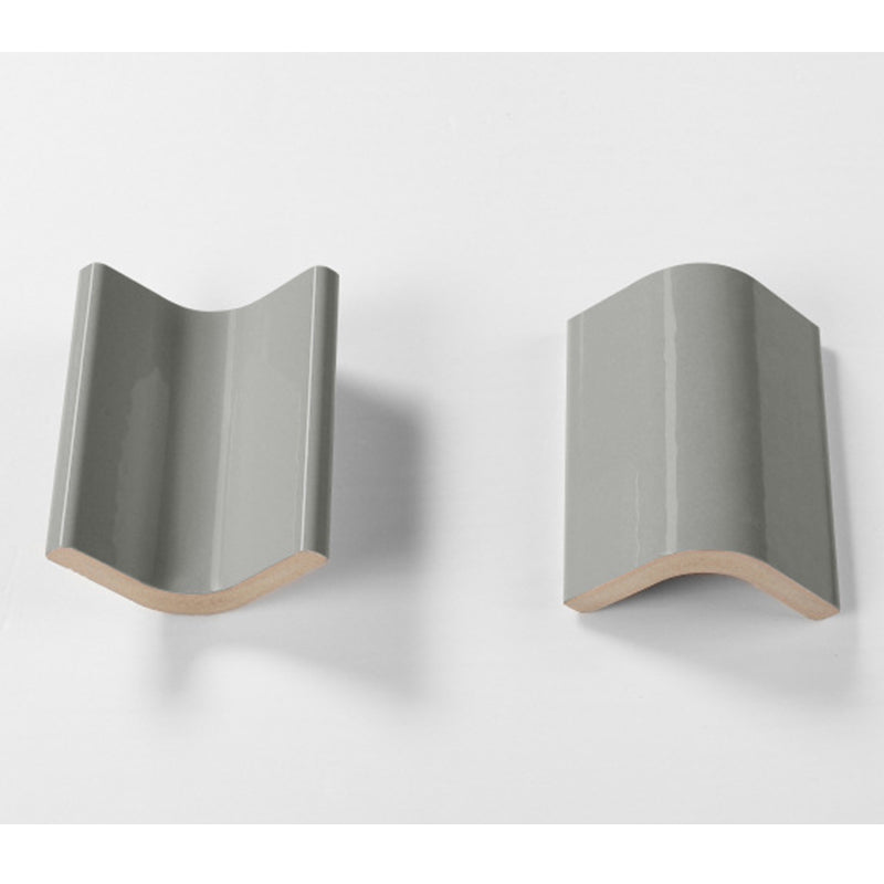 Nẹp Gạch Men Góc Màu Xám 80X100MM