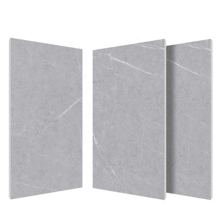Gạch sứ toàn thân 600x1200mm bề mặt mờ họa tiết đá cẩm thạch màu xám Gạch lát sàn và tường trong nhà