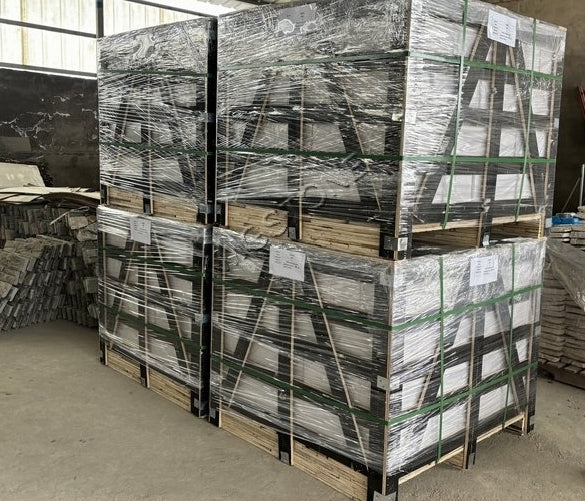 Đá Phiến Xám Đỏ Tự Nhiên Ốp Tường Thiết Kế Truyền Thống, Khối và Gạch Đá Vôi Đánh Bóng Dành cho Ứng Dụng Ngoại Thất Khách Sạn Biệt Thự