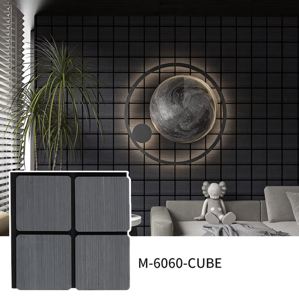 Bán chạy Thân thiện môi trường Tấm ốp nan gỗ tiêu âm Trang trí nội thất Tấm ốp tường gỗ cách âm tiêu âm