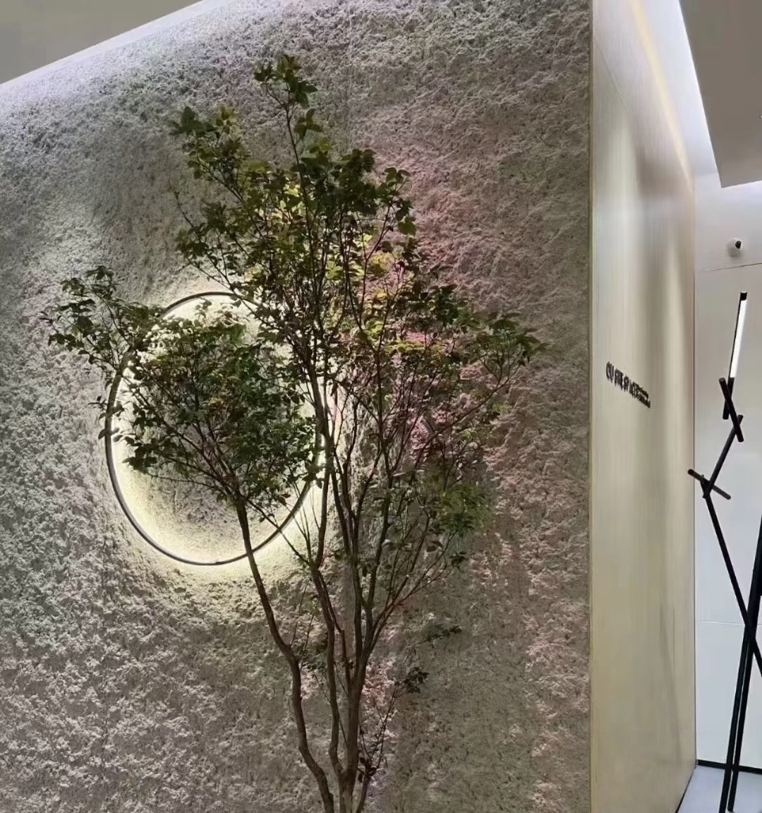 Tấm ốp giả đá PU linh hoạt họa tiết Ngôi Sao Nhỏ và Mặt Trăng trang trí tường nền trong nhà và ngoài trời