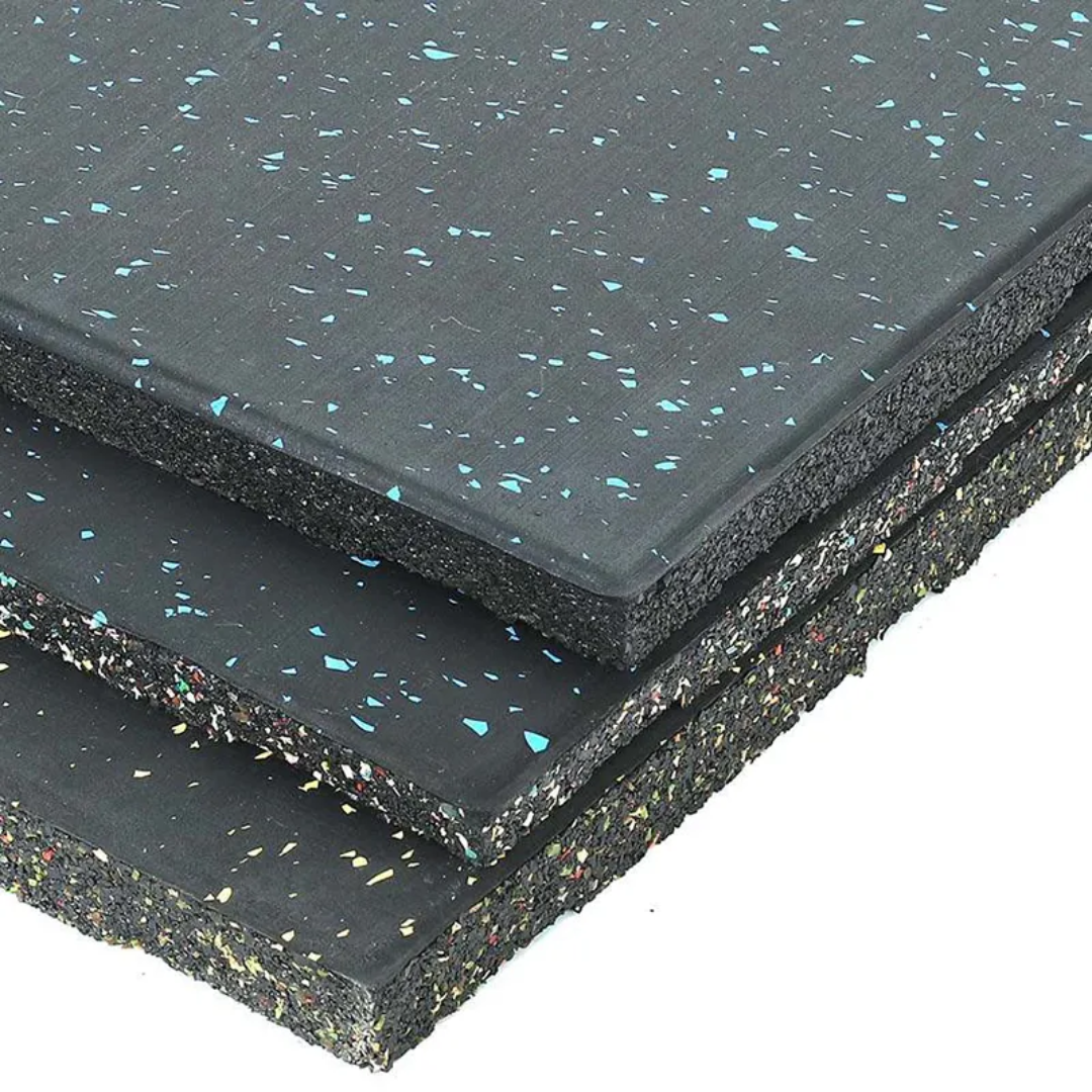 Thảm Cao Su Lót Sàn Gym Ghép Nối Mật Độ Cao EPDM&SBR Chuyên Nghiệp Chống Trượt Giảm Chấn Cho Thể Thao, Trực Tiếp Từ Nhà Máy