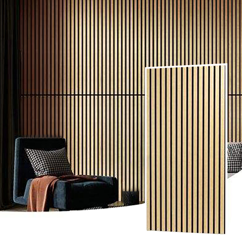 Tấm ốp tường tiêu âm vân gỗ chống cháy trang trí hiện đại trong nhà