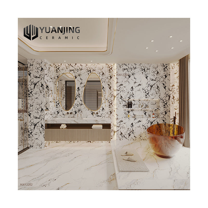 Gạch vân đá cẩm thạch bóng mềm như nhung 600x1200 Gạch ốp tường phòng khách ban công nhà bếp phòng tắm Gạch đá cao cấp