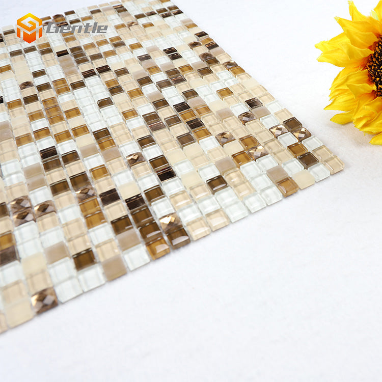 Gạch Mosaic Kính Pha Lê Mini Chất Lượng Cao, Miếng Mosaic Tự Làm Dùng Để Trang Trí Nội Thất