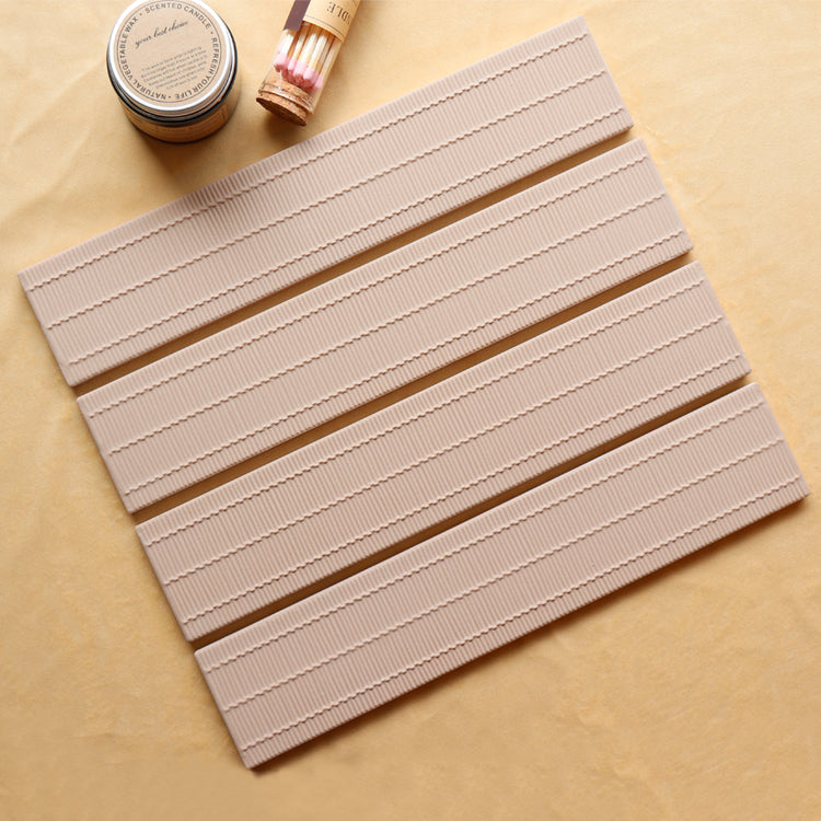 Gạch ốp tường gốm sứ mộc mạc thủ công