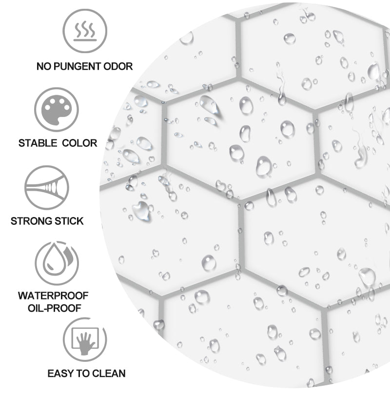 Jorunns ET1027 Decal Dán Tường Dập Nổi Hiện Đại Họa Tiết Hình Học Chống Thấm Nước