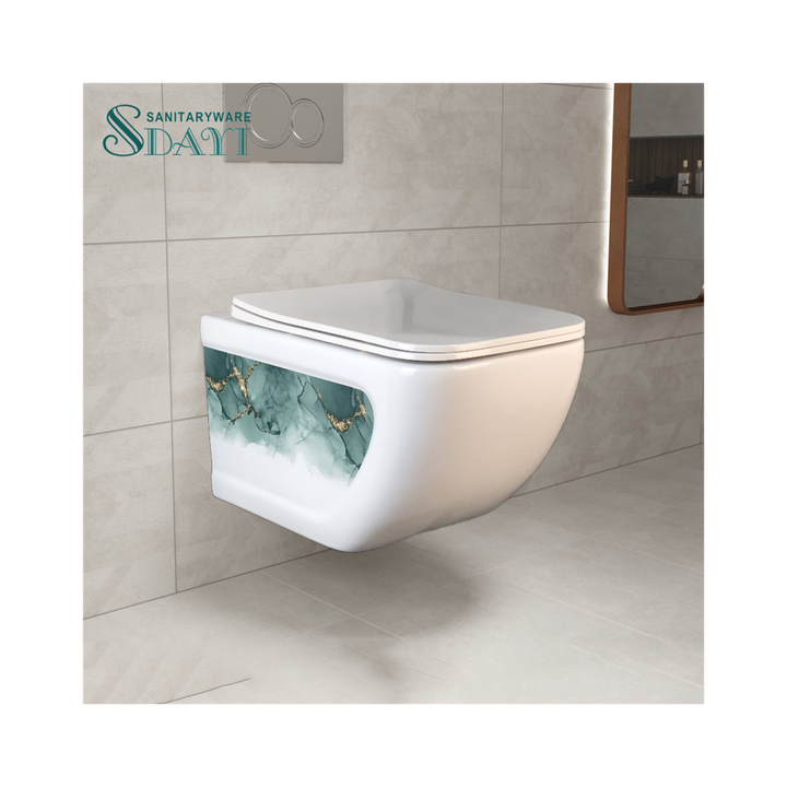 SDAYI Thiết kế mới Mẫu hiện đại Nhà tắm Treo tường Nhà vệ sinh Nhà vệ  – Daisan Store