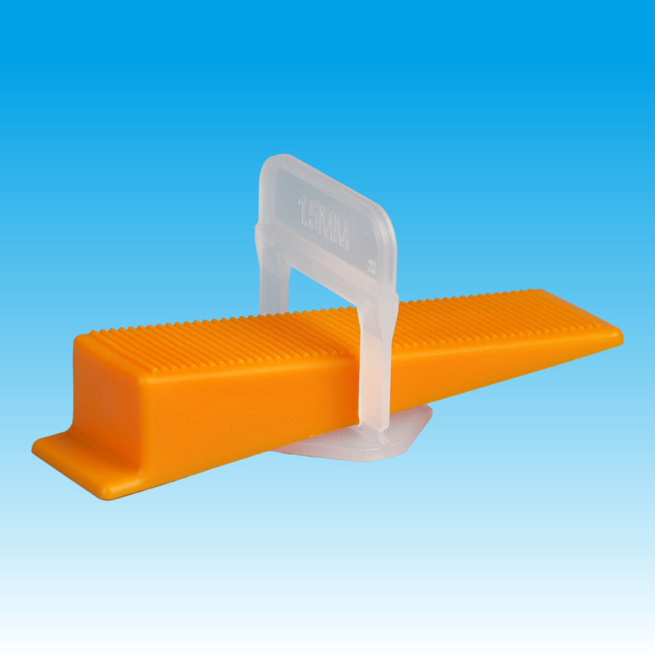 Kẹp cân bằng gạch nhựa 1.5mm kèm dụng cụ chuyên dụng, có thể tái sử dụng