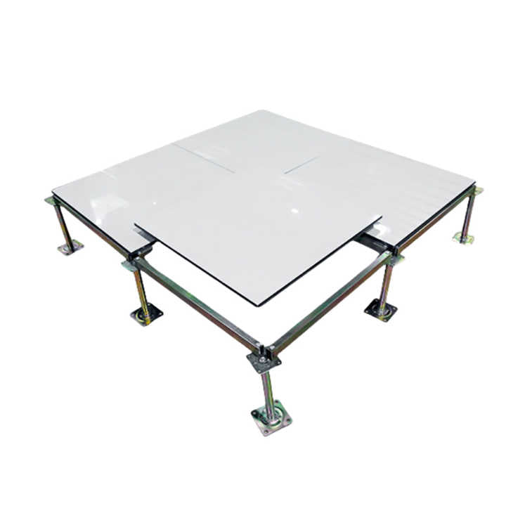 Sàn nâng gốm chống tĩnh điện hiệu suất cao với kết cấu hỗ trợ bằng thép