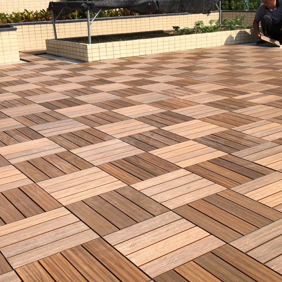 Ván lát sàn gỗ nhựa composite ngoài trời thân thiện với môi trường 100%, chống trơn trượt, dành cho khu vực xung quanh hồ bơi, lắp ghép dễ dàng