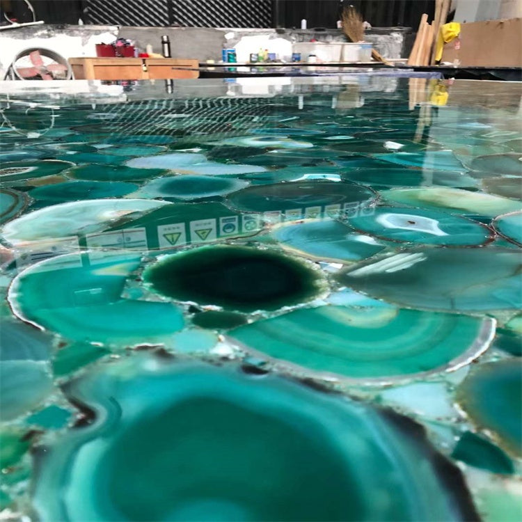 Giá Sỉ Đá Quý Mã Não Xanh Tự Nhiên Sang Trọng Từ Nhà Máy Trung Quốc