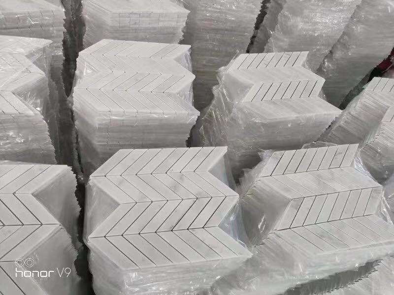 Gạch Mosaic Đá Cẩm Thạch Hiện Đại Cổ Điển Họa Tiết Hoa Bất Quy Tắc Hỗn Hợp Đá Kỹ Thuật Tự Nhiên Dùng Cho Sàn Nhà Bếp, Khách Sạn, Phòng Tắm Trong Nhà