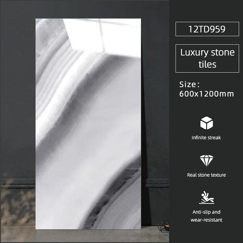 Gạch lát sàn sứ bóng họa tiết vân đá cẩm thạch