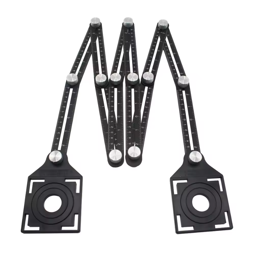 Thước đo đa góc 12 cạnh hợp kim