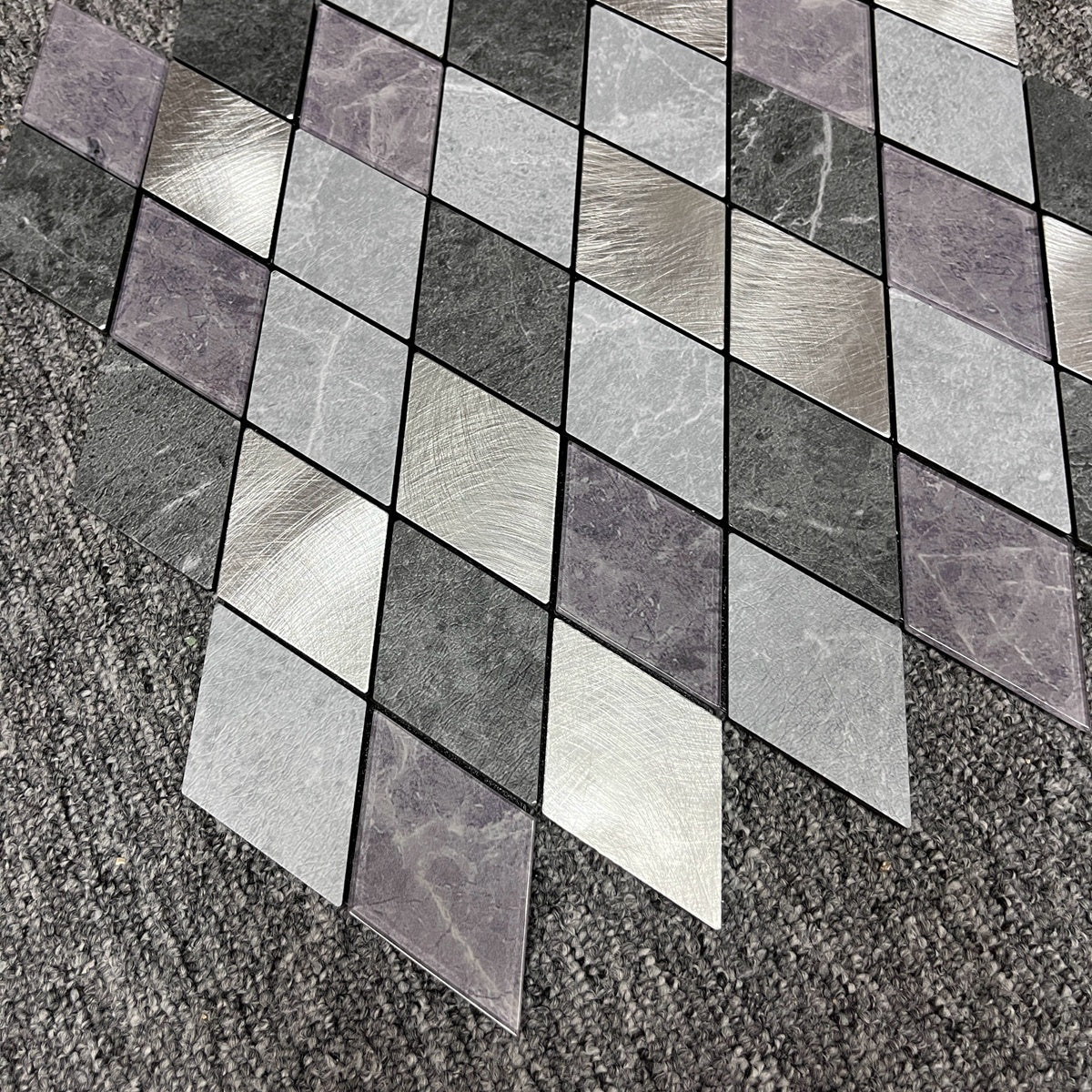 Tấm ốp tường kim loại tự dán chống thấm nước sang trọng trang trí nội thất