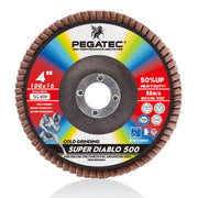 Đĩa mài mòn gốm sứ Zirconia SUPER DIABLO 4 inch 100X16 chất lượng cao 4&#39;&#39; dành cho thép không gỉ và gia công kim loại