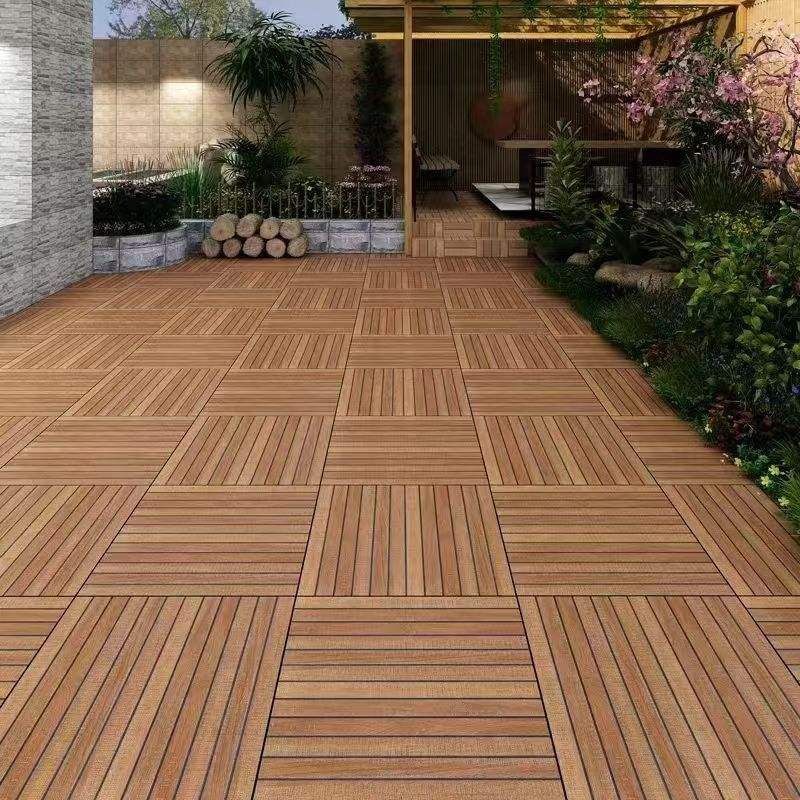 Gạch Ceramic 600x600 Hiện đại Chống trượt, Vân gỗ đặc đơn giản Giả gạch cổ, dùng cho Tường ngoài biệt thự & Sàn nhựa khách sạn