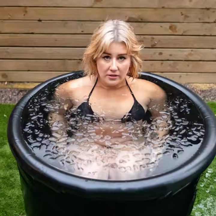 Bồn tắm nước đá gấp gọn Gym Hor Tank Tub Modern Maker Recovery XL bằng nhựa PVC