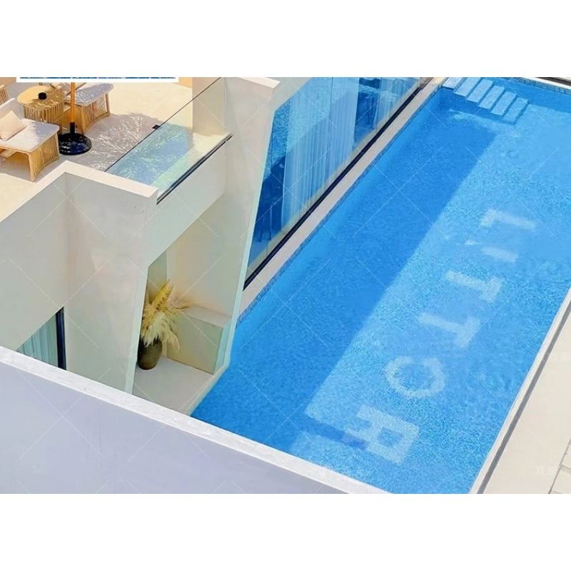 Gạch Khảm Hồ Bơi 30x30mm Kính Gốm Đá Trang Trí Chống Trượt
