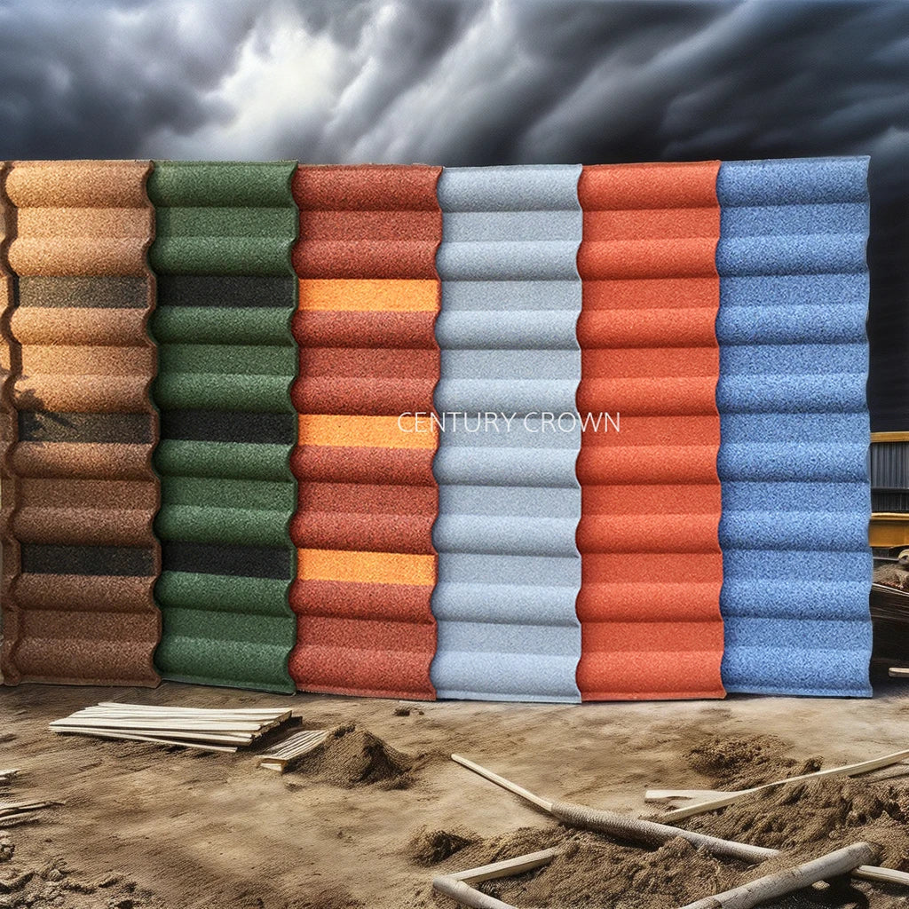 Ngói Đá Màu 0.5mm Siêu Nhẹ, Chống Cháy An Toàn Nhà