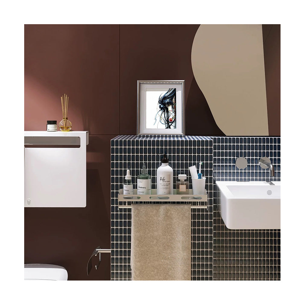 Trực tiếp từ nhà máy Gạch mosaic thủy tinh hình chữ nhật mini Sơn màu kim loại pha lê Bề mặt satin mịn Điểm nhấn trang trí tường cho Nhà bếp Phòng tắm