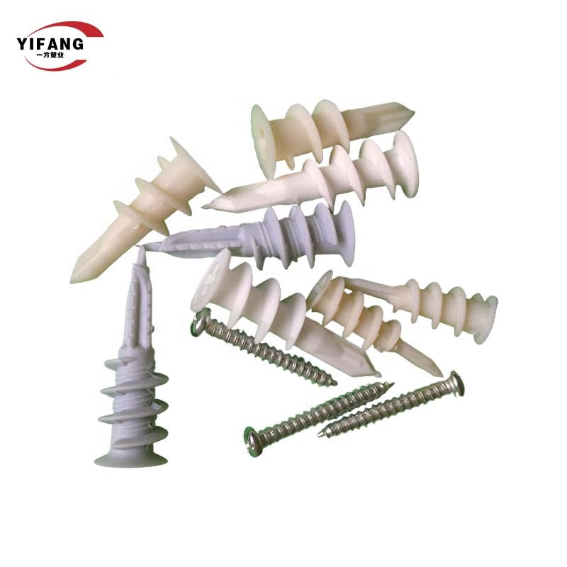 Móc nhựa gắn tường khô 13*40 kèm dụng cụ nylon