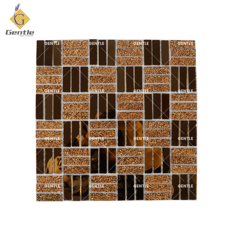 Gạch Mosaic Kính Gương Lấp Lánh Dạng Gạch Pha Lê Mờ Ốp Tường Giá Rẻ