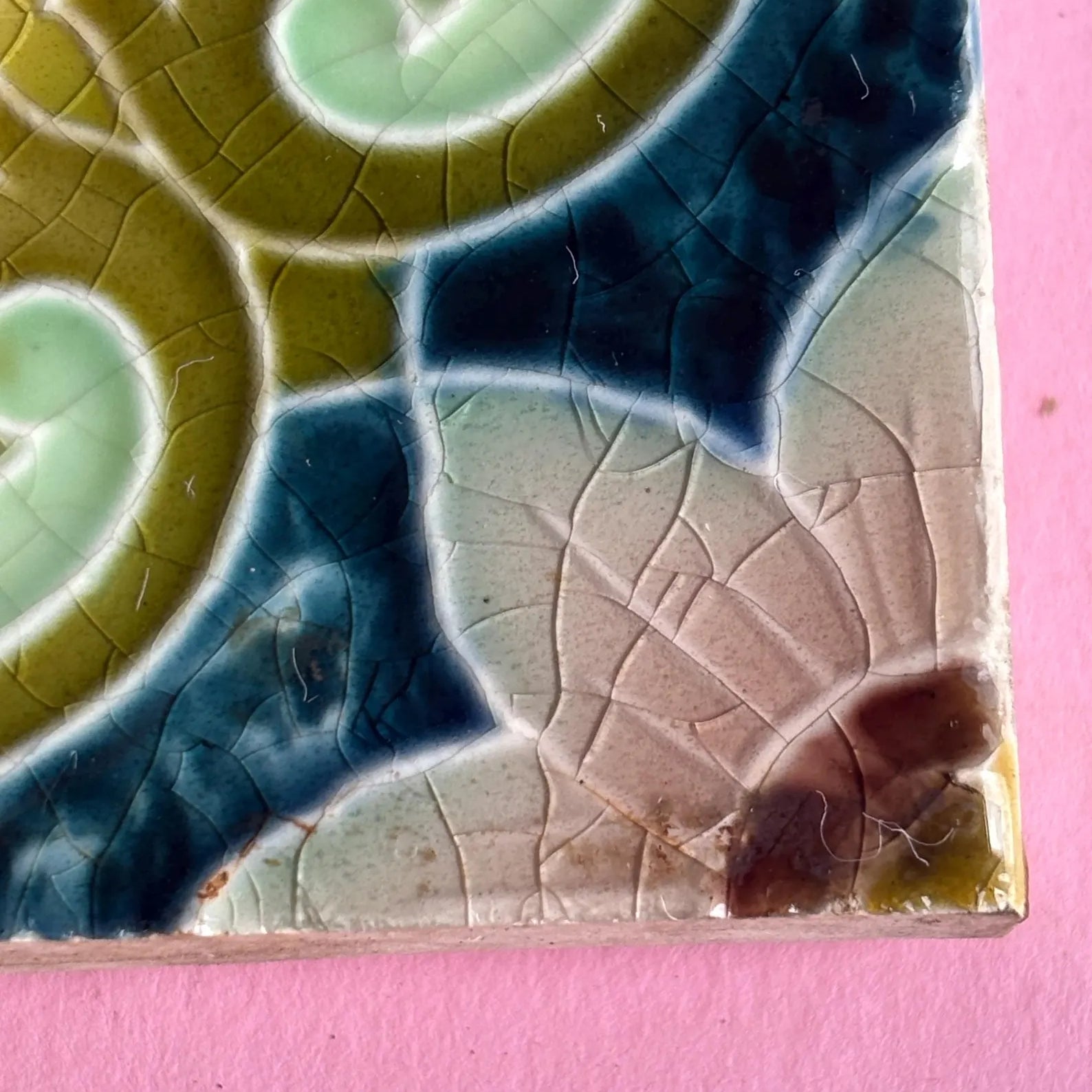 Gạch ốp tường gốm sứ vuông thủ công, phong cách Cổ điển-Hiện đại, bóng mộc, họa tiết gạch nung