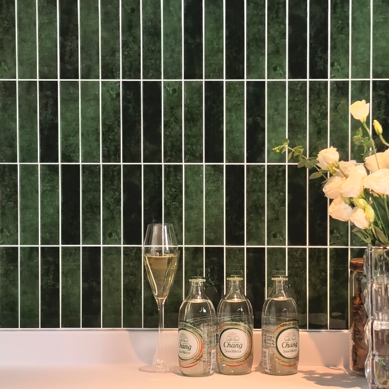 Jorunns Giấy dán tường 3D Trang trí nhà cửa DIY Gạch ốp tường bếp Bóc và dán Xanh Tite Gạch ốp tường dán bóc