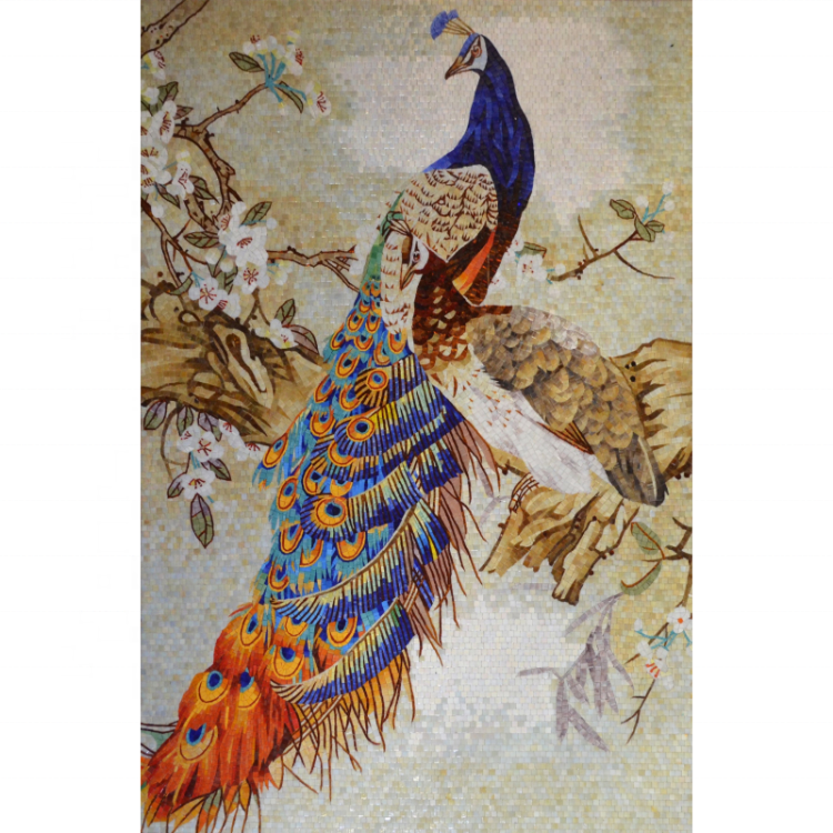 Tranh Khảm Nghệ Thuật Tinh Xảo Thủ Công Tùy Chỉnh Hoàn Toàn, Seri Động Vật Được Khen Ngợi Nức Lòng Tại Hội Chợ Canton 2024