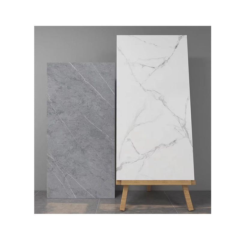 Gạch Tấm Đá Cẩm Thạch Đồng Chất Kích Thước Lớn Sứ Xám Finish Sang Trọng Foshan 750x1500mm, Gạch Ốp Lát Sàn & Tường Trắng Bóng 750x1500mm