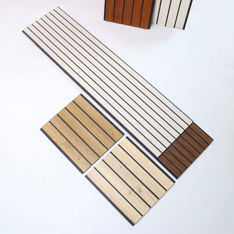 Tấm ốp tường Pvc trang trí chống thấm nước, Tấm ốp tường Pvc có rãnh màu đen vàng, Tấm ốp Pvc có rãnh