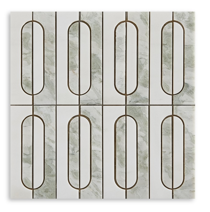 Gạch Mosaic Đá Cẩm Thạch Tùy Chỉnh Ốp Tường Nội Thất | Mosaic Trang Trí Đá Cẩm Thạch Tự Nhiên