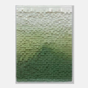 JZ Home Decor Tác phẩm nghệ thuật đa phương tiện Tranh 3D lớn với hộp Acrylic Vẽ tay màu trên giấy dán tường
