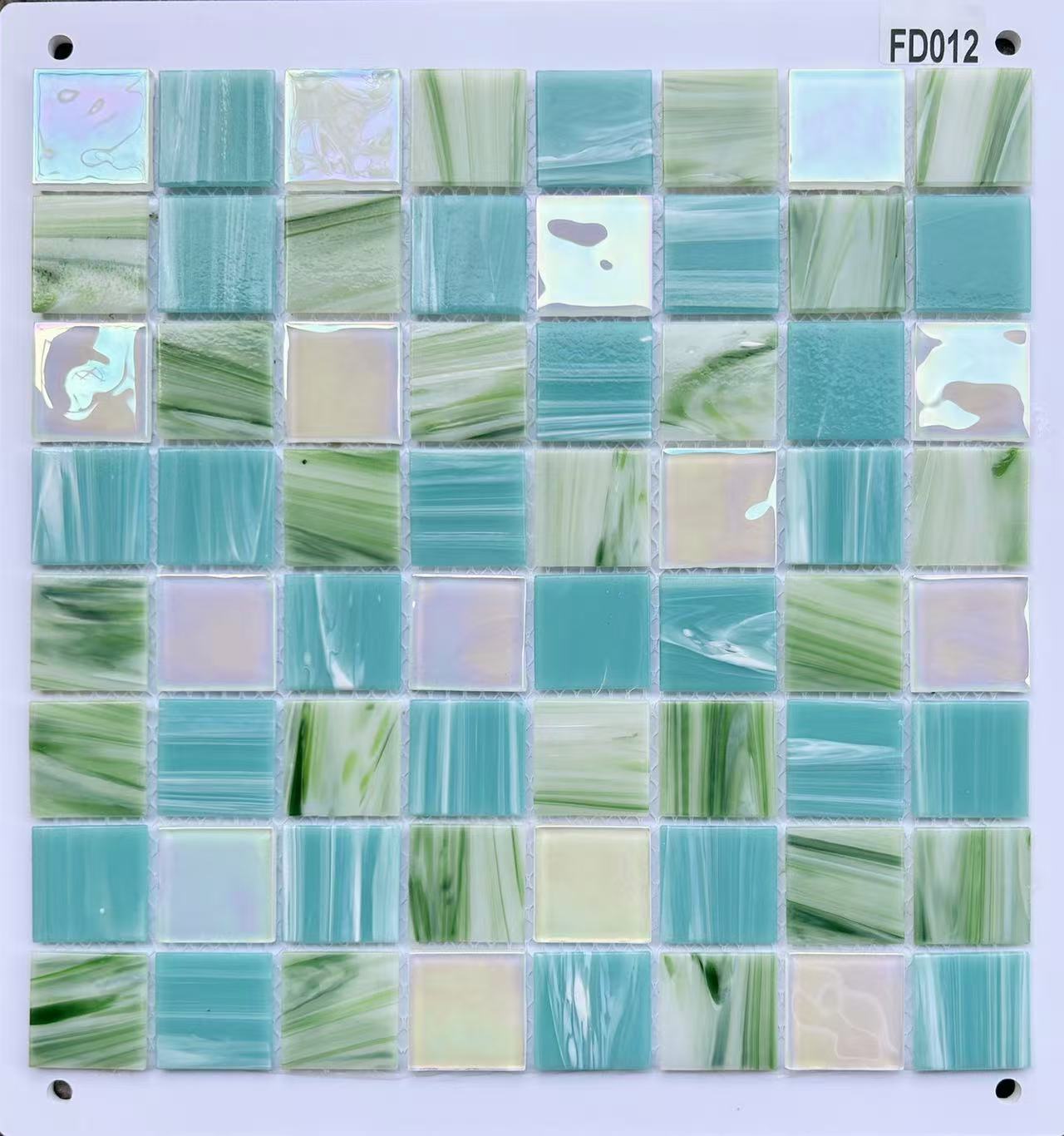 Thiết kế mới Gạch mosaic kính hồ bơi ốp tường trang trí phòng tắm trong nhà ngoài trời