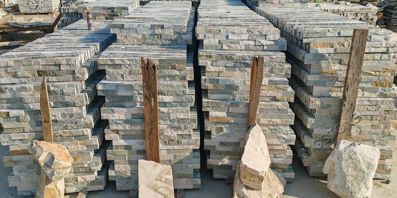 Tấm ốp tường đá phiến tự nhiên Mật ong vàng thiết kế hiện đại, chống xói mòn axit, tùy chỉnh cho khách sạn biệt thự, trực tiếp từ nhà máy Trung Quốc.