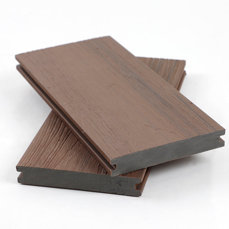 Sàn gỗ nhựa composite ngoài trời vân gỗ dập nổi 3D ghép nối tùy chỉnh