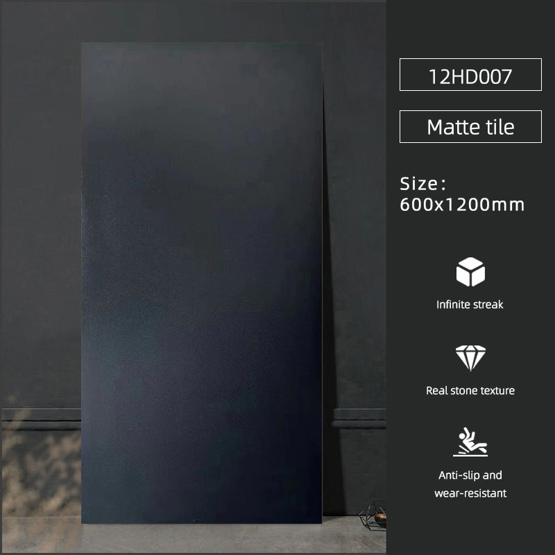 Gạch Chống Trượt Đen Đá Phiến 600 X 1200 Bề Mặt Mờ Dành Cho Sân, Bếp, Khách Sạn