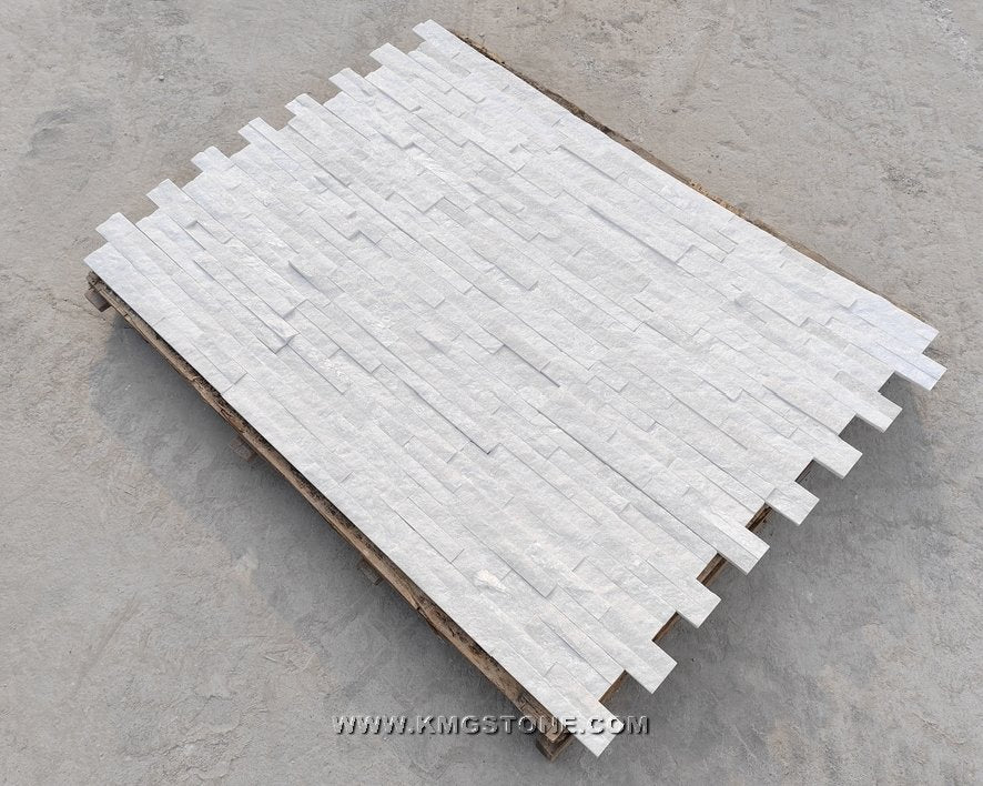 Tấm ốp đá Quartzite trắng tinh khiết hiện đại thiết kế Châu Âu